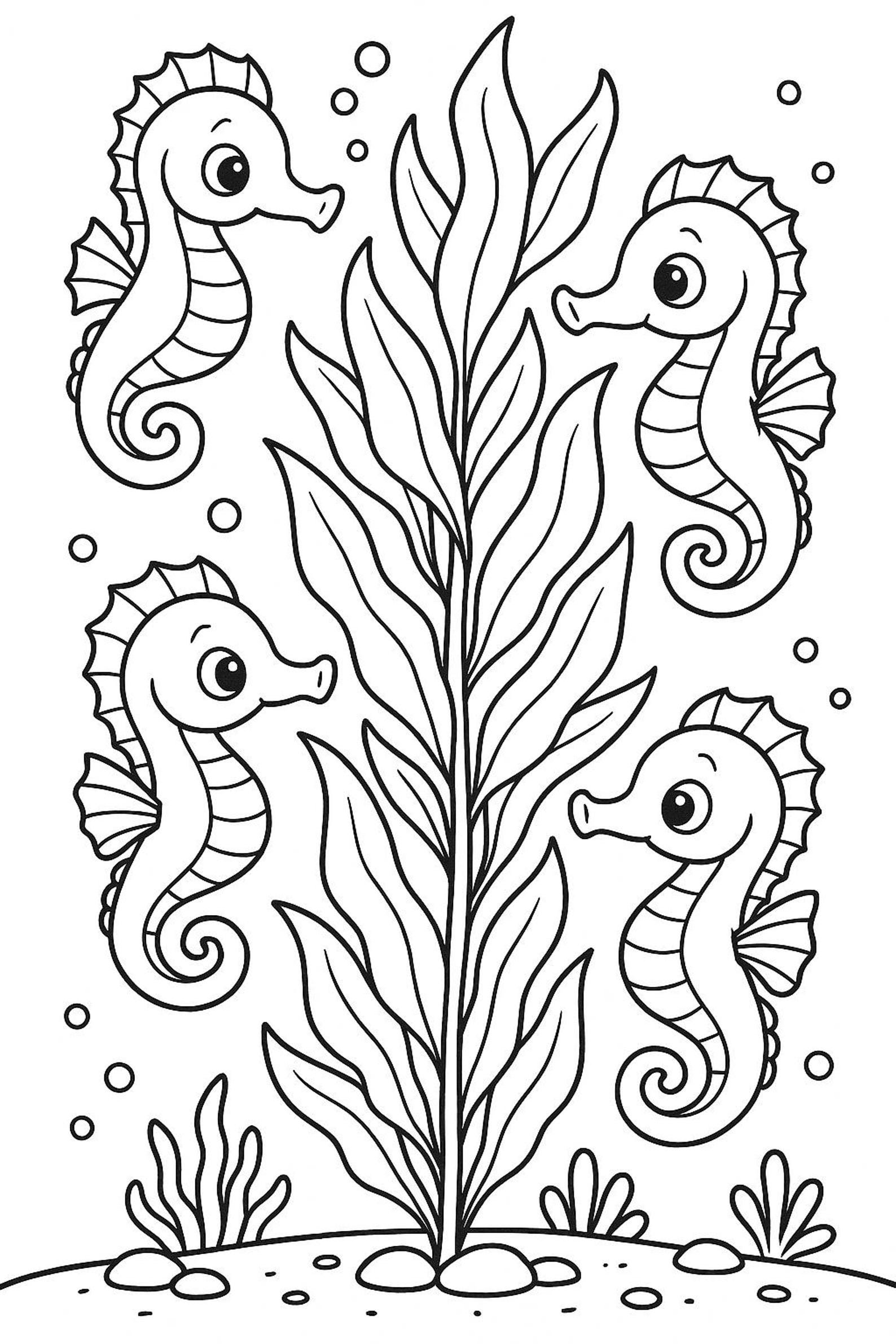 100 Ocean Animals Coloring Pages 4
