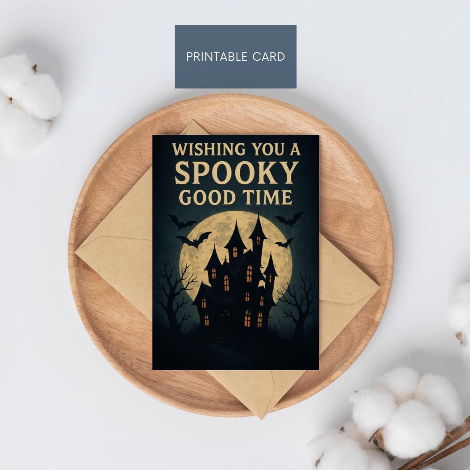 5 Printable Halloween Cards Bundle 6