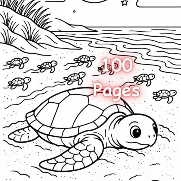 100 Ocean Animals Coloring Pages