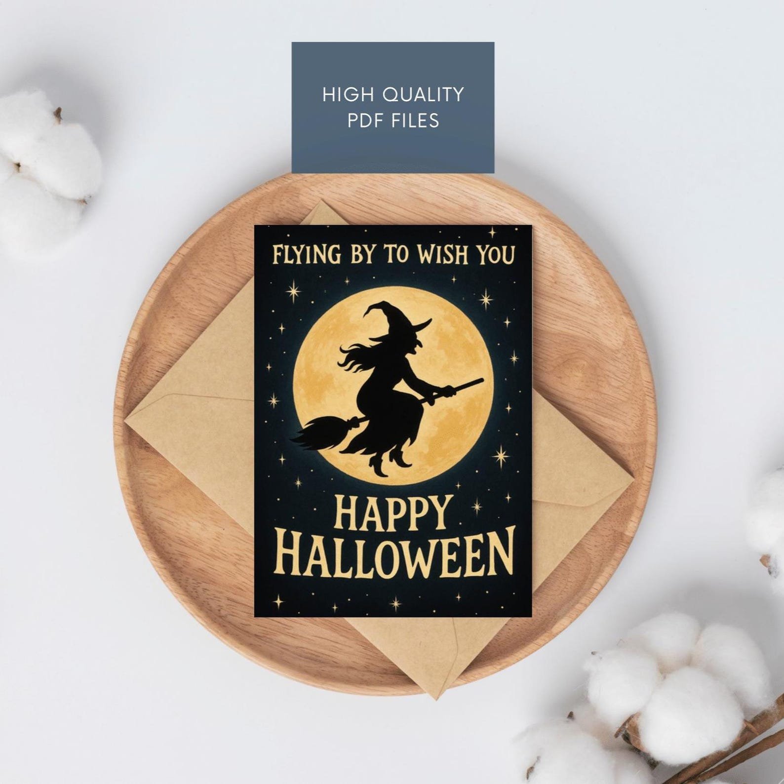 5 Printable Halloween Cards Bundle 4