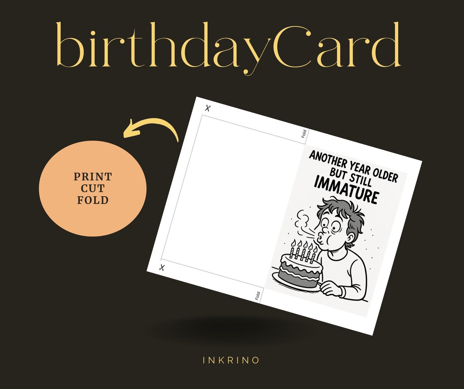 Funny Printable Birthday Card 4