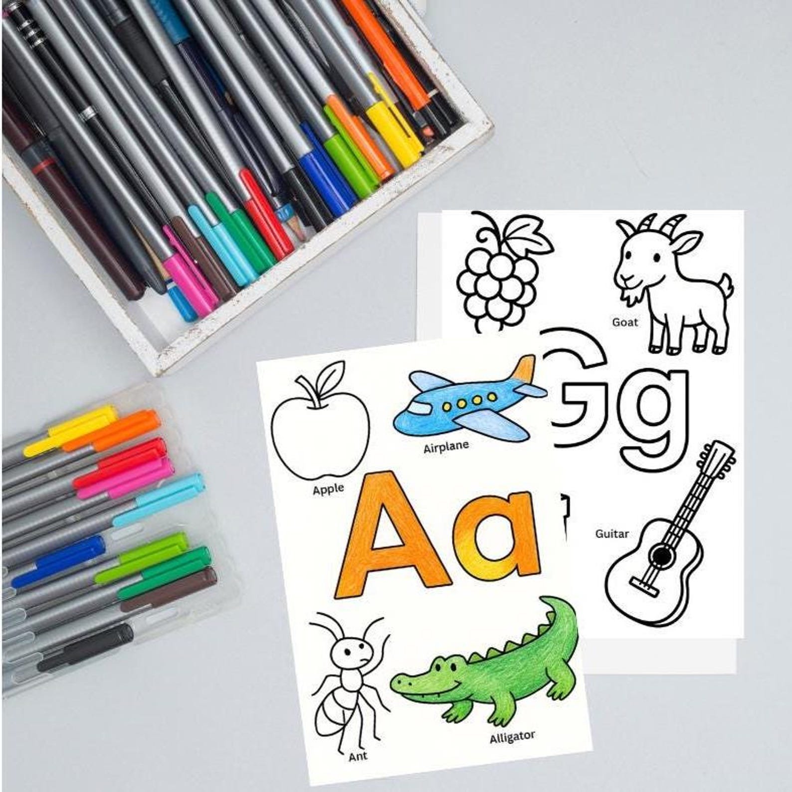 Alphabet ABC Coloring Pages 3