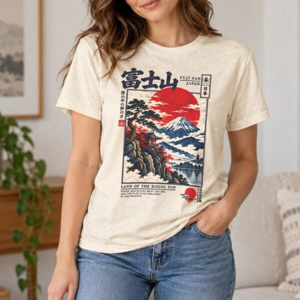 Mount Fuji Japanese Aesthetic Tee