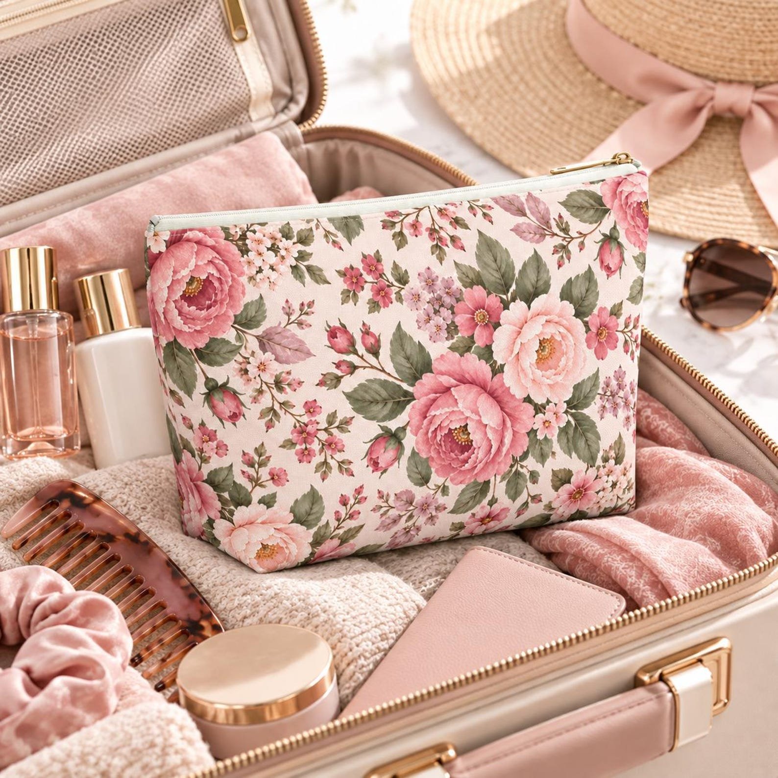 Floral Makeup Bag 2