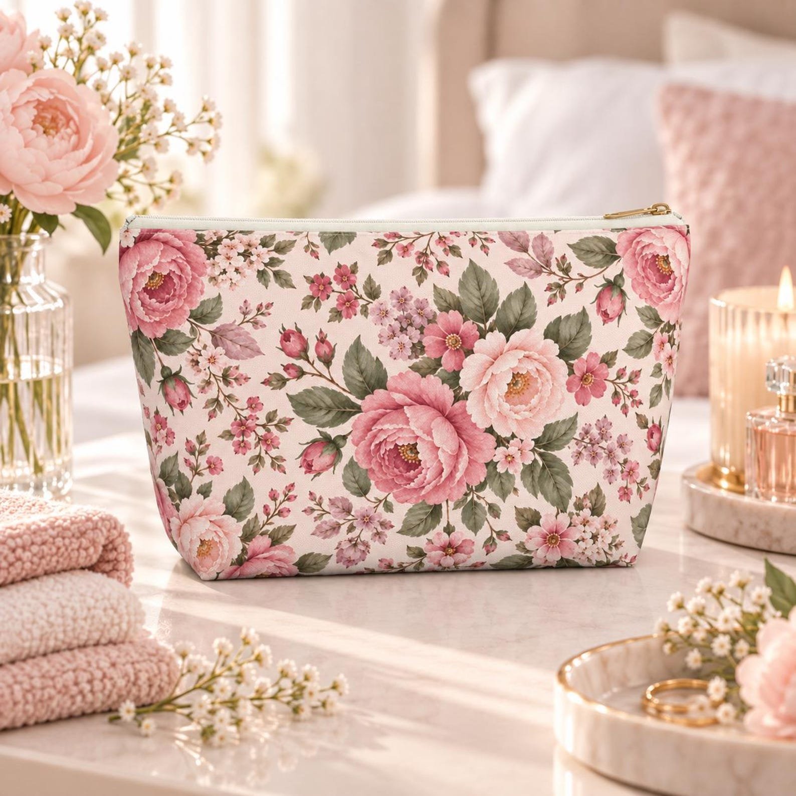Floral Makeup Bag 5